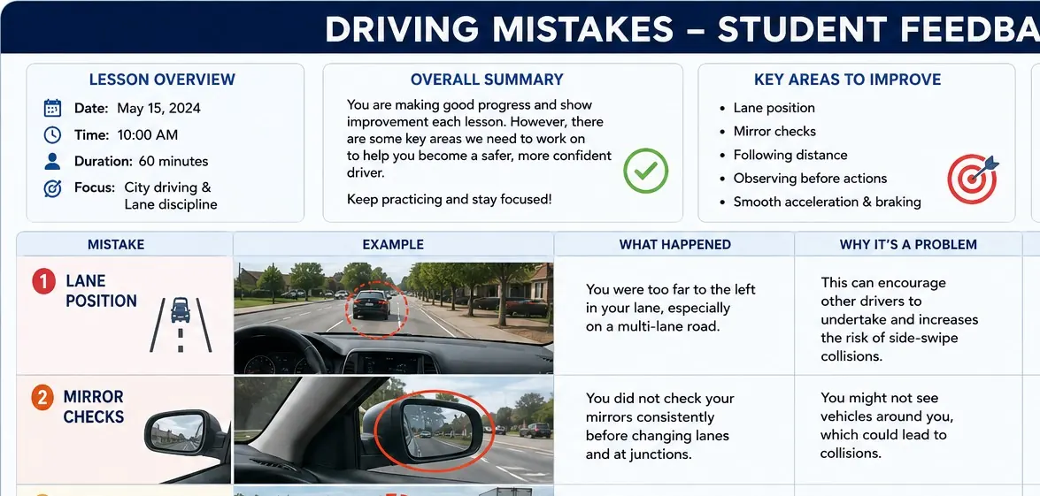 Top Driving Mistakes New Drivers Make | Easy Way Driving School